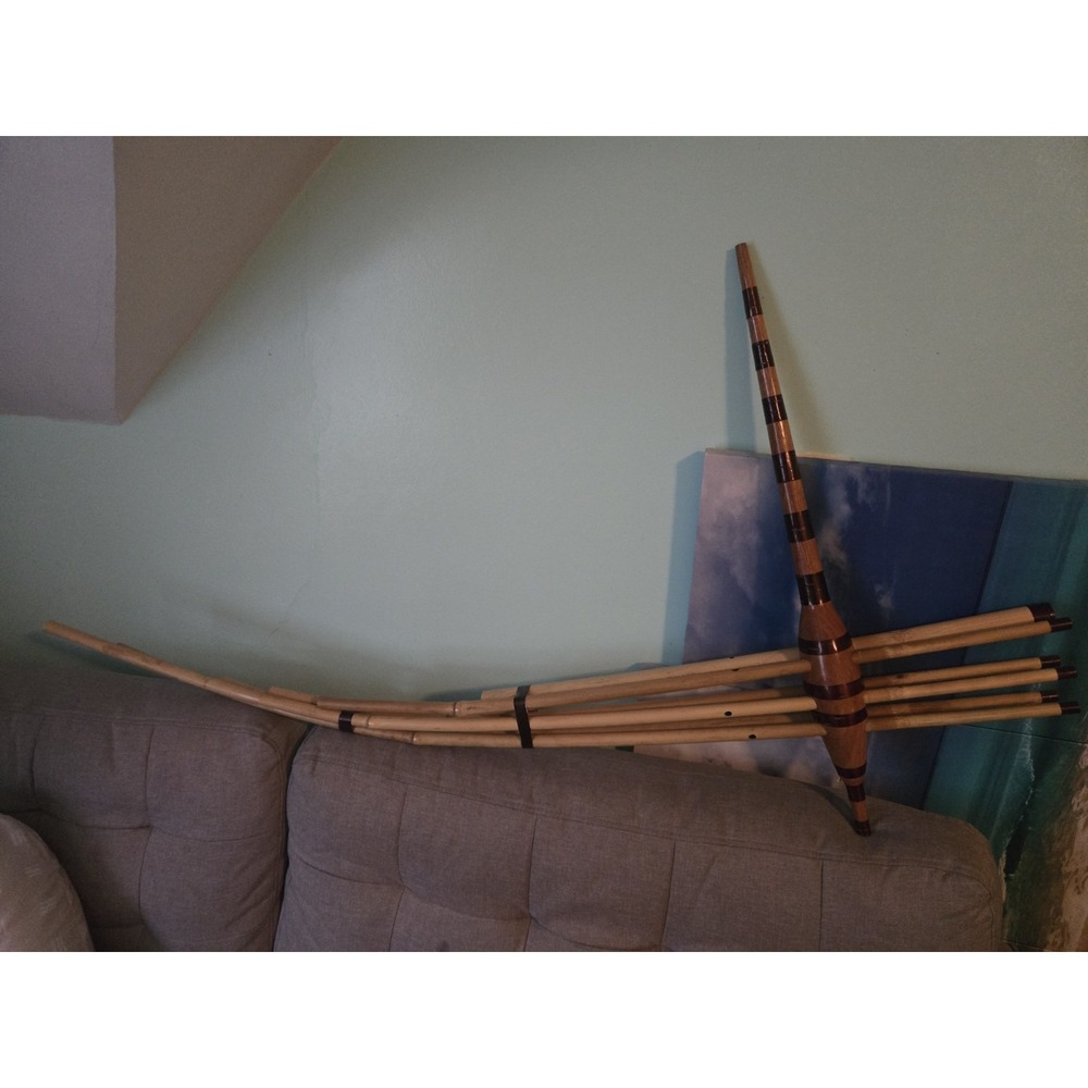 Hmong Handmade Qeej Bamboo Traditional Music Instrument Imported From LAOS